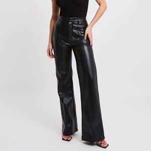 Vegan Leather Trousers